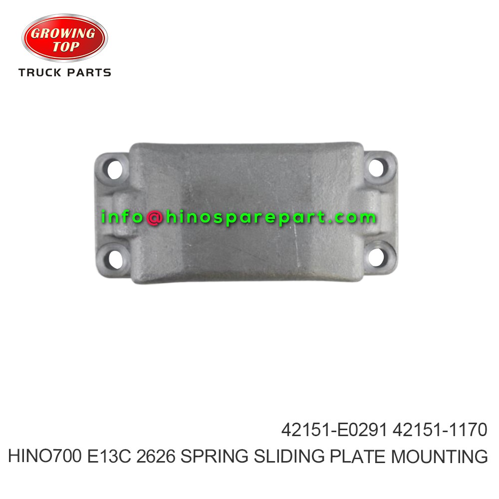 HINO700 E13C HINO500 2626 SPRING SLIDING PLATE MOUNTING 42151-E0291