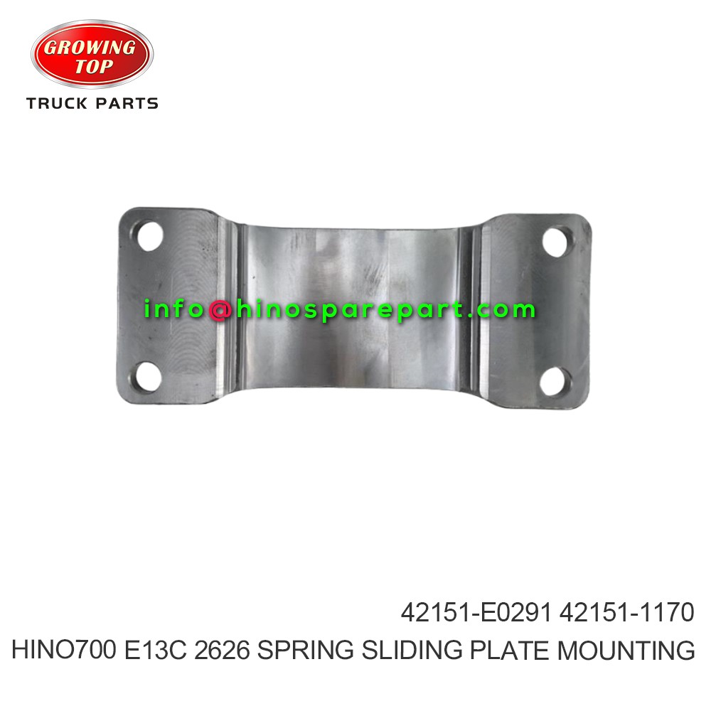 HINO700 E13C HINO500 2626 SPRING SLIDING PLATE MOUNTING 42151-E0291