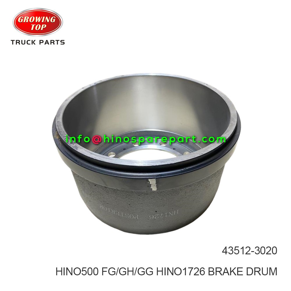 HINO500/1726 FG/GH/GG BRAKE DRUM 43512-3020