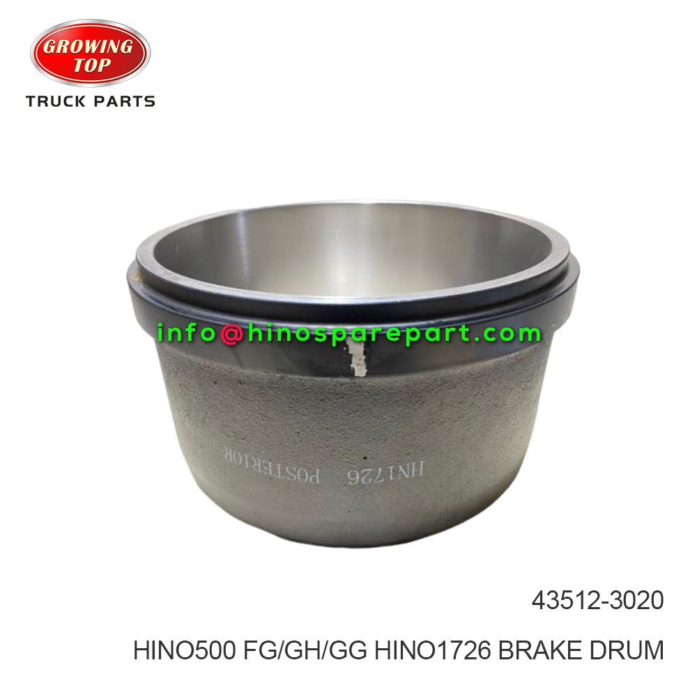 HINO500/1726 FG/GH/GG BRAKE DRUM 43512-3020