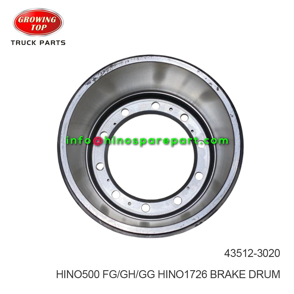 HINO500/1726 FG/GH/GG BRAKE DRUM 43512-3020