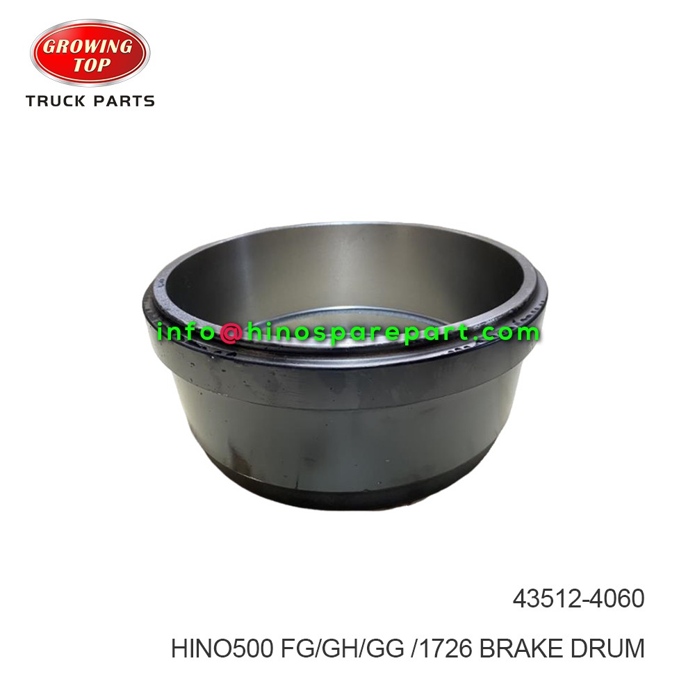 HINO500 FG/GH/GG 1726 BRAKE DRUM 43512-4060