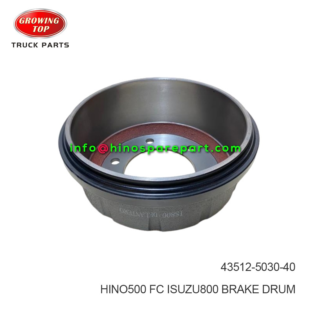 HINO500 FC ISUZU800 BRAKE DRUM 43512-5030-40