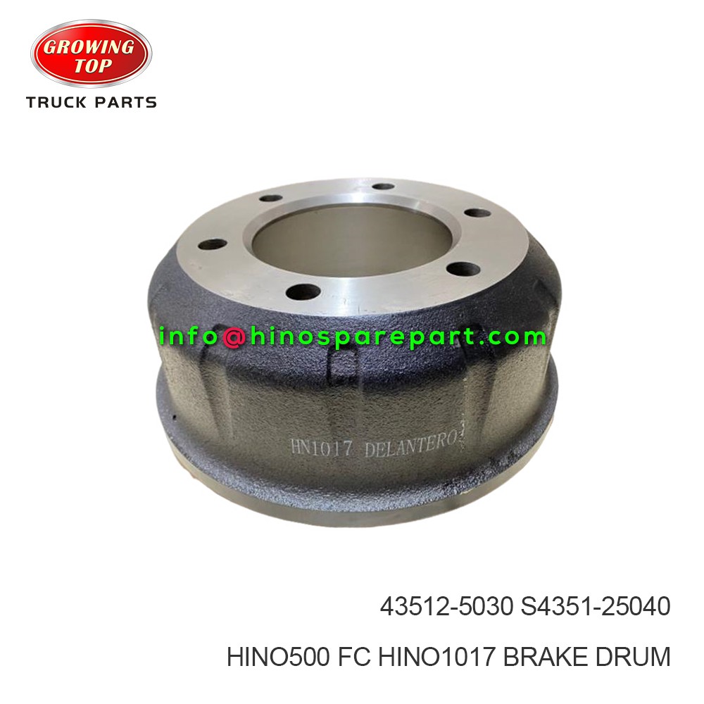 HINO500/1017 FC BRAKE DRUM 43512-5030