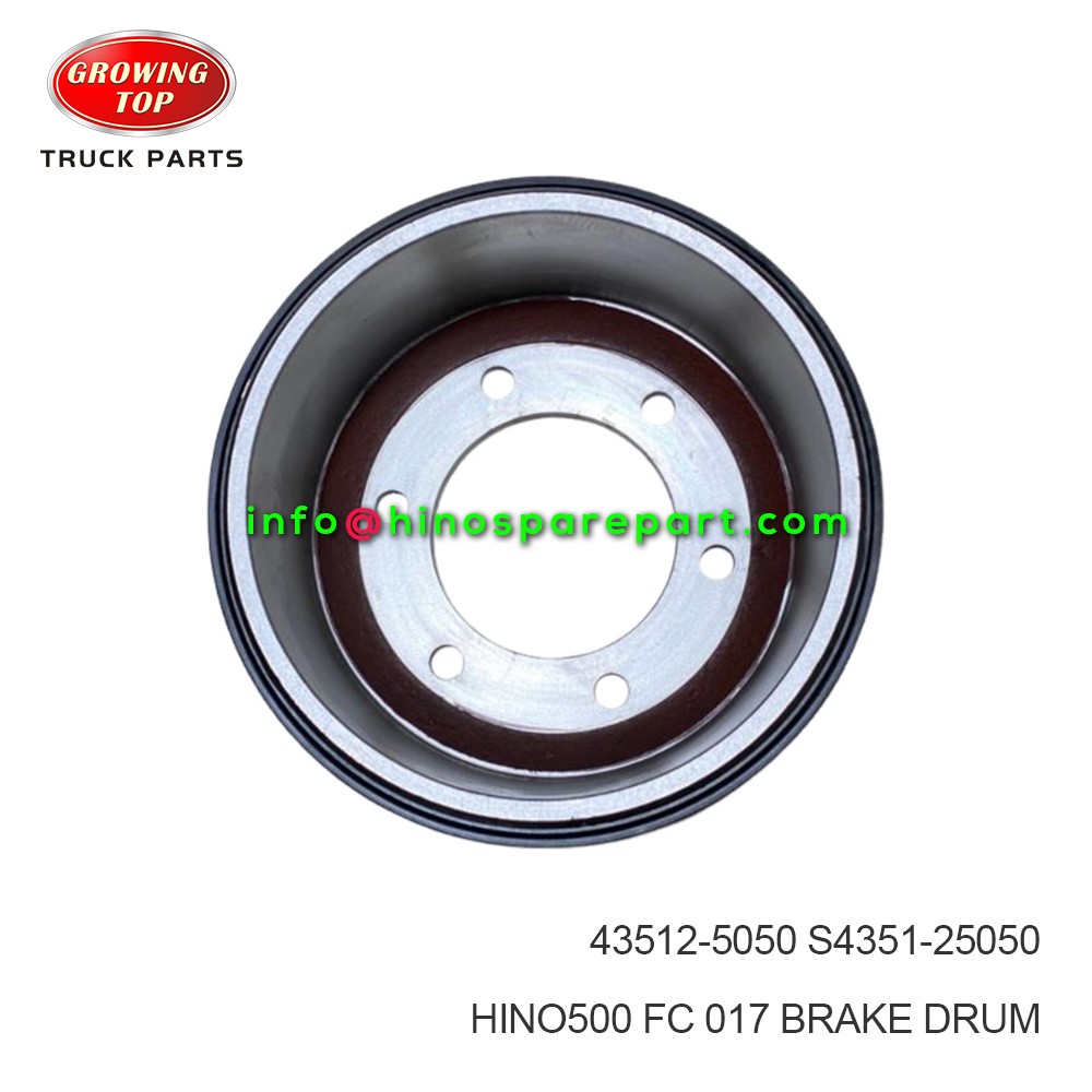 HINO500 FC 1017 BRAKE DRUM 43512-5050