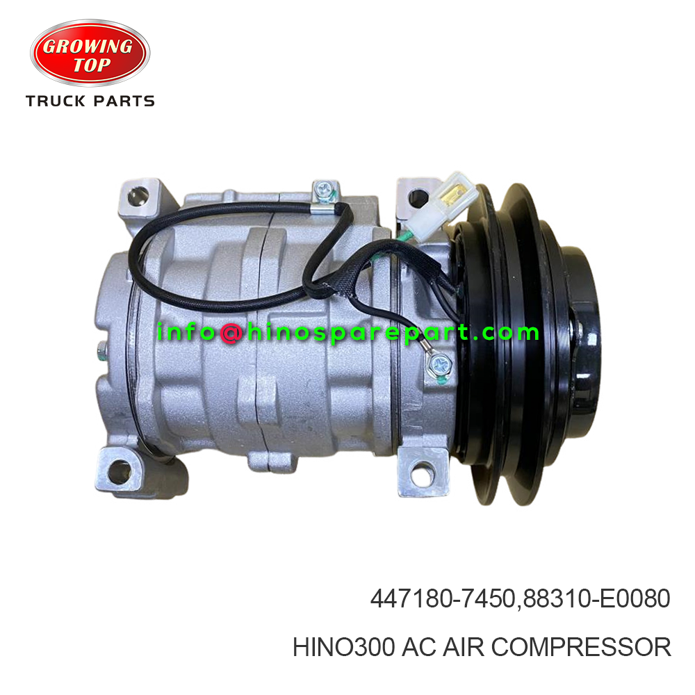 HINO300 AC AIR COMPRESSOR,447180-7450