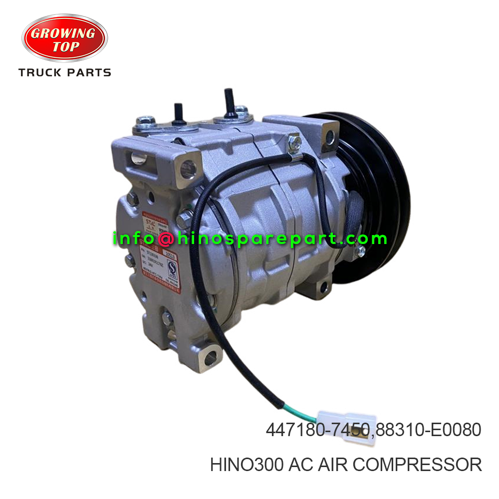 HINO300 AC AIR COMPRESSOR,447180-7450