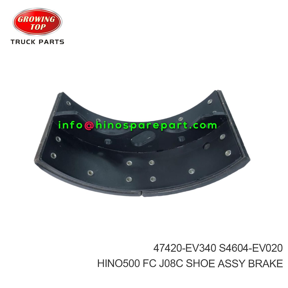 HINO500 FC J08C  SHOE ASSY, BRAKE  47420-EV340