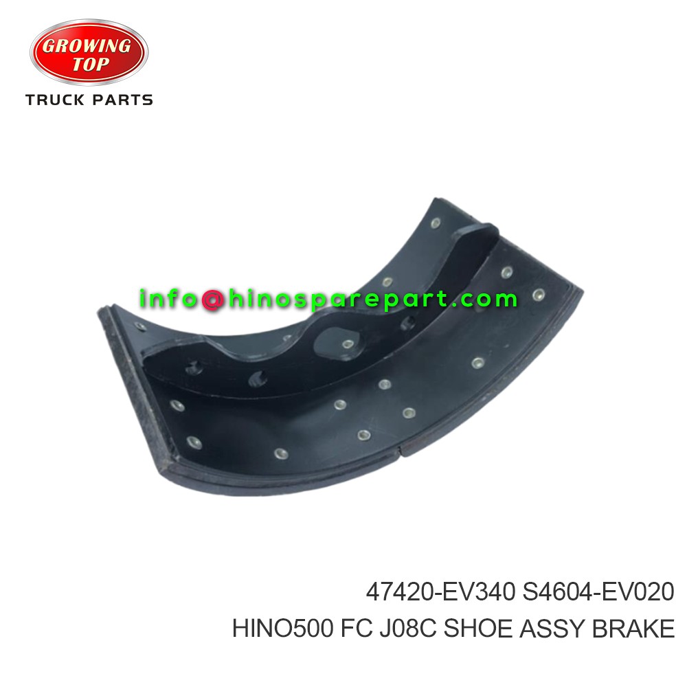 HINO500 FC J08C  SHOE ASSY, BRAKE  47420-EV340