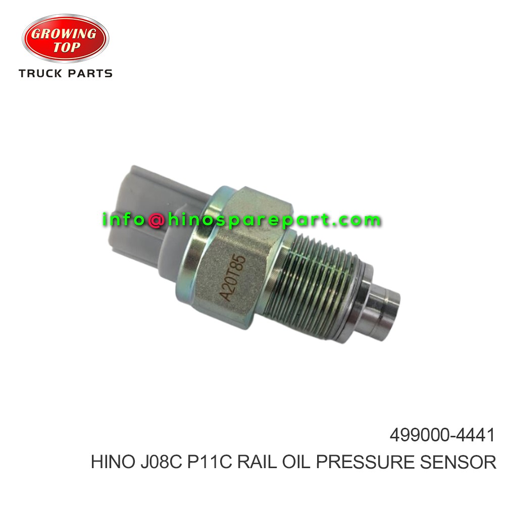 HINO J08C P11C RAIL OIL PRESSURE SENSOR 499000-4441