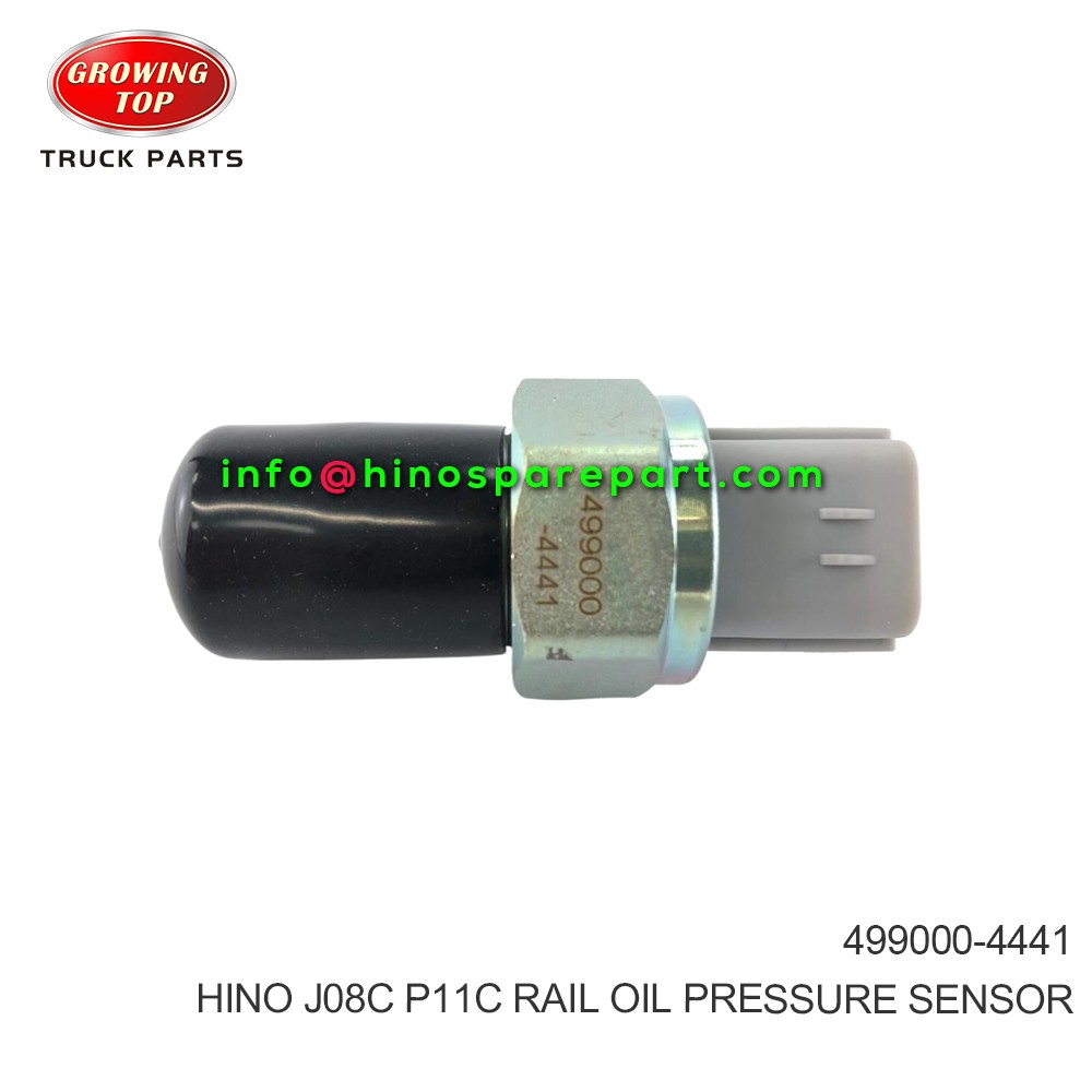 HINO J08C P11C RAIL OIL PRESSURE SENSOR 499000-4441