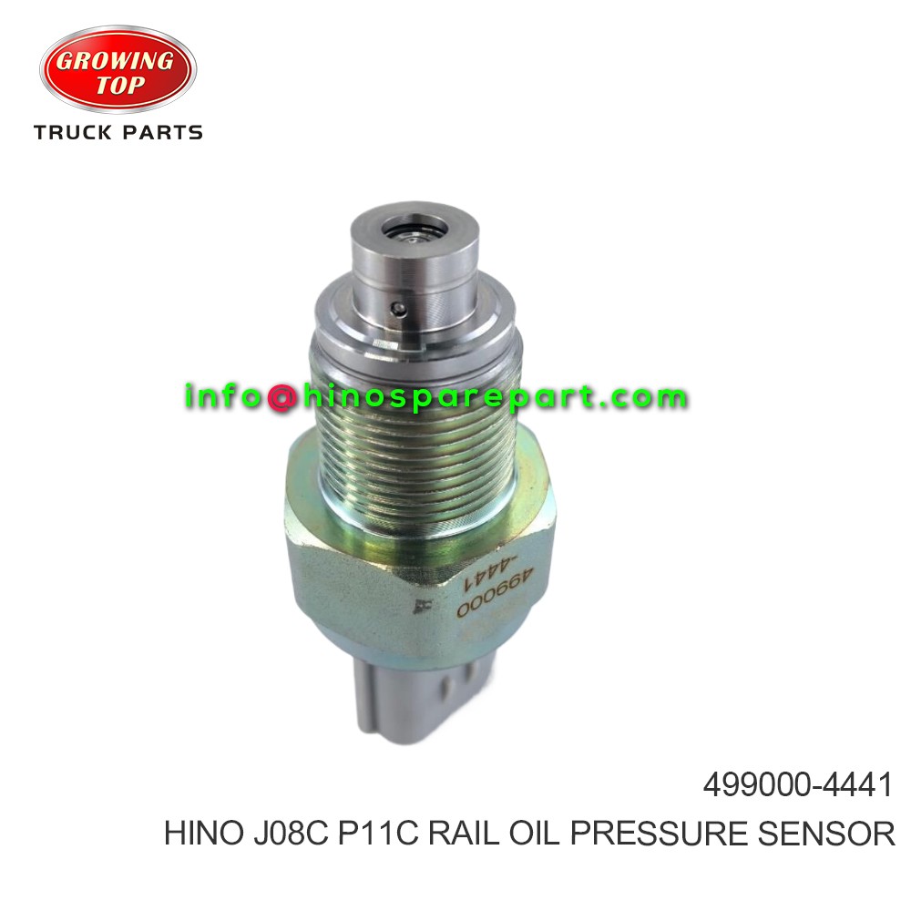 HINO J08C P11C RAIL OIL PRESSURE SENSOR 499000-4441