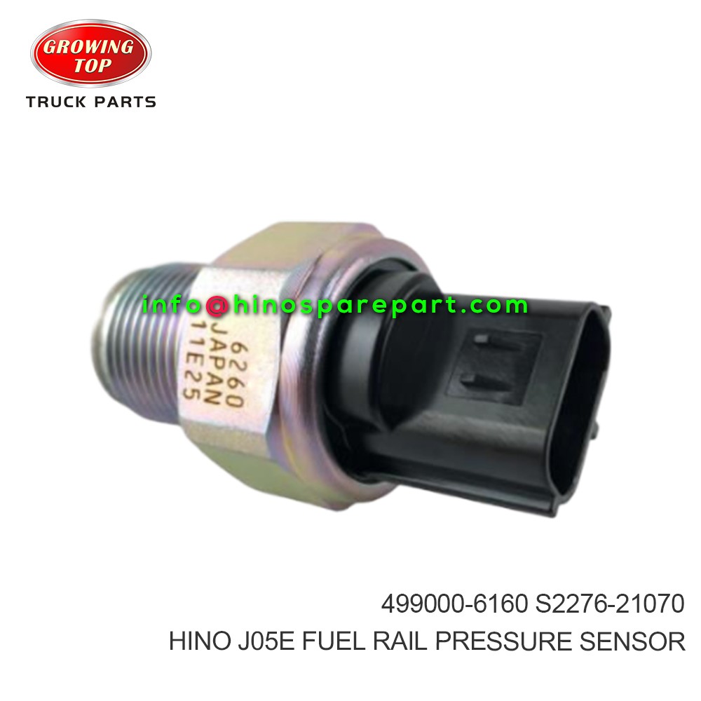 HINO J05E  FUEL RAIL PRESSURE SENSOR  499000-6160