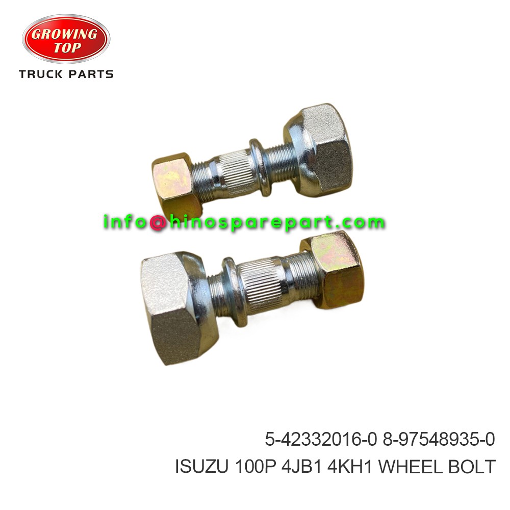 ISUZU 100P 4JB1 4KH1 WHEEL BOLT  5-42332016-0