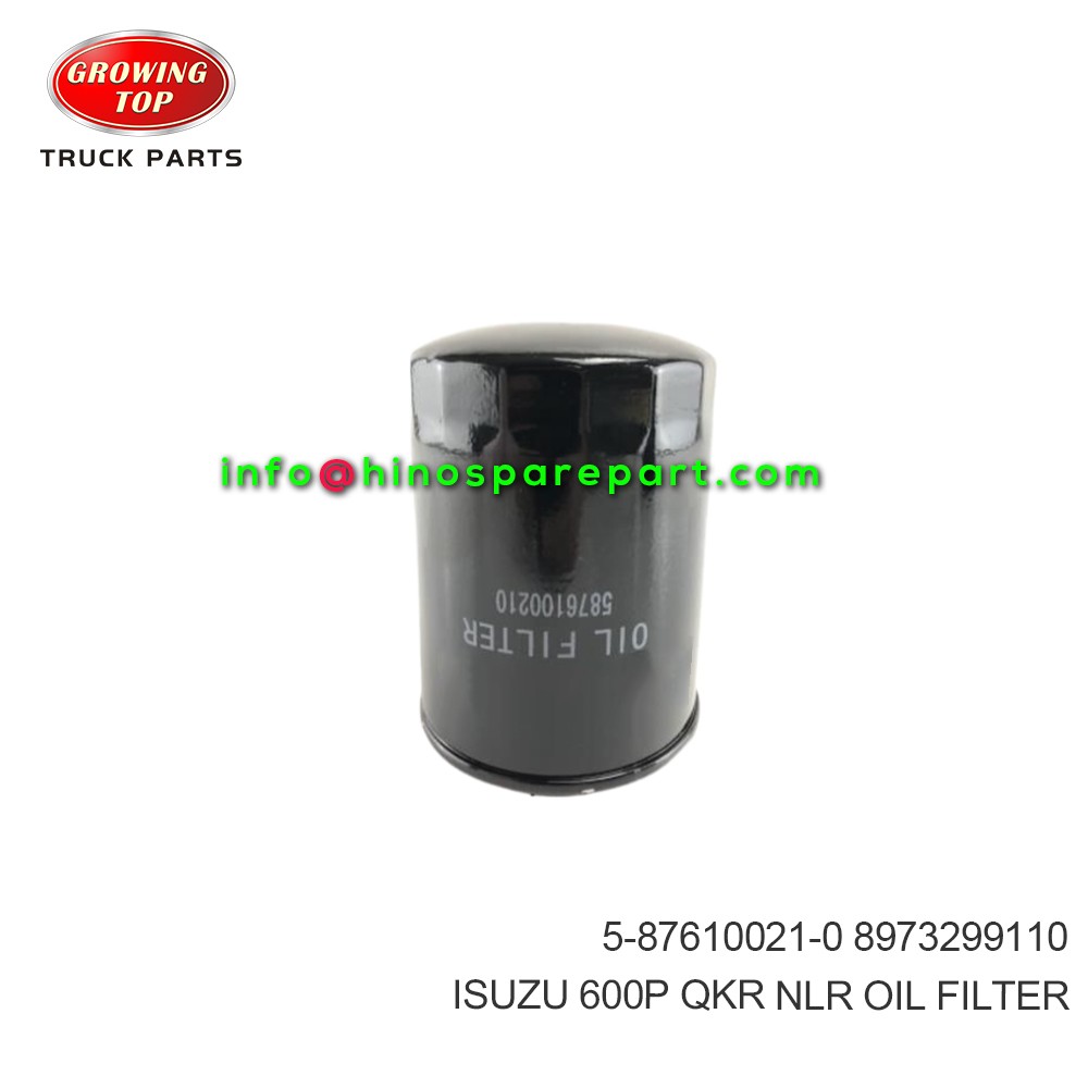 ISUZU 600P QKR NLR  OIL FILTER  5-87610021-0