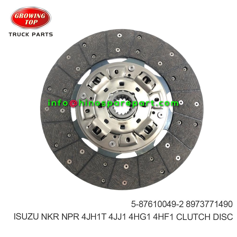 ISUZU NKR NPR 4JH1T  4JJ1 4HG1 4HF1  CLUTCH DISC  5-87610049-2