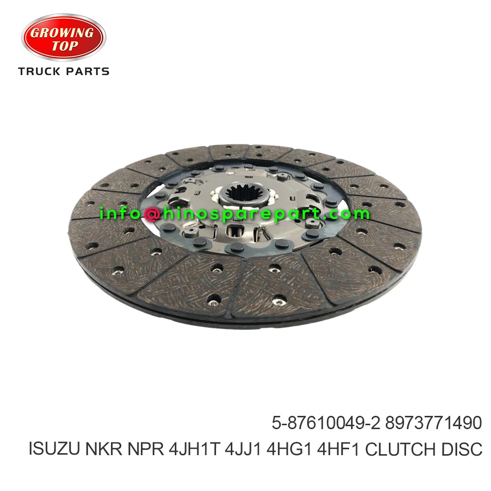 ISUZU NKR NPR 4JH1T  4JJ1 4HG1 4HF1  CLUTCH DISC  5-87610049-2