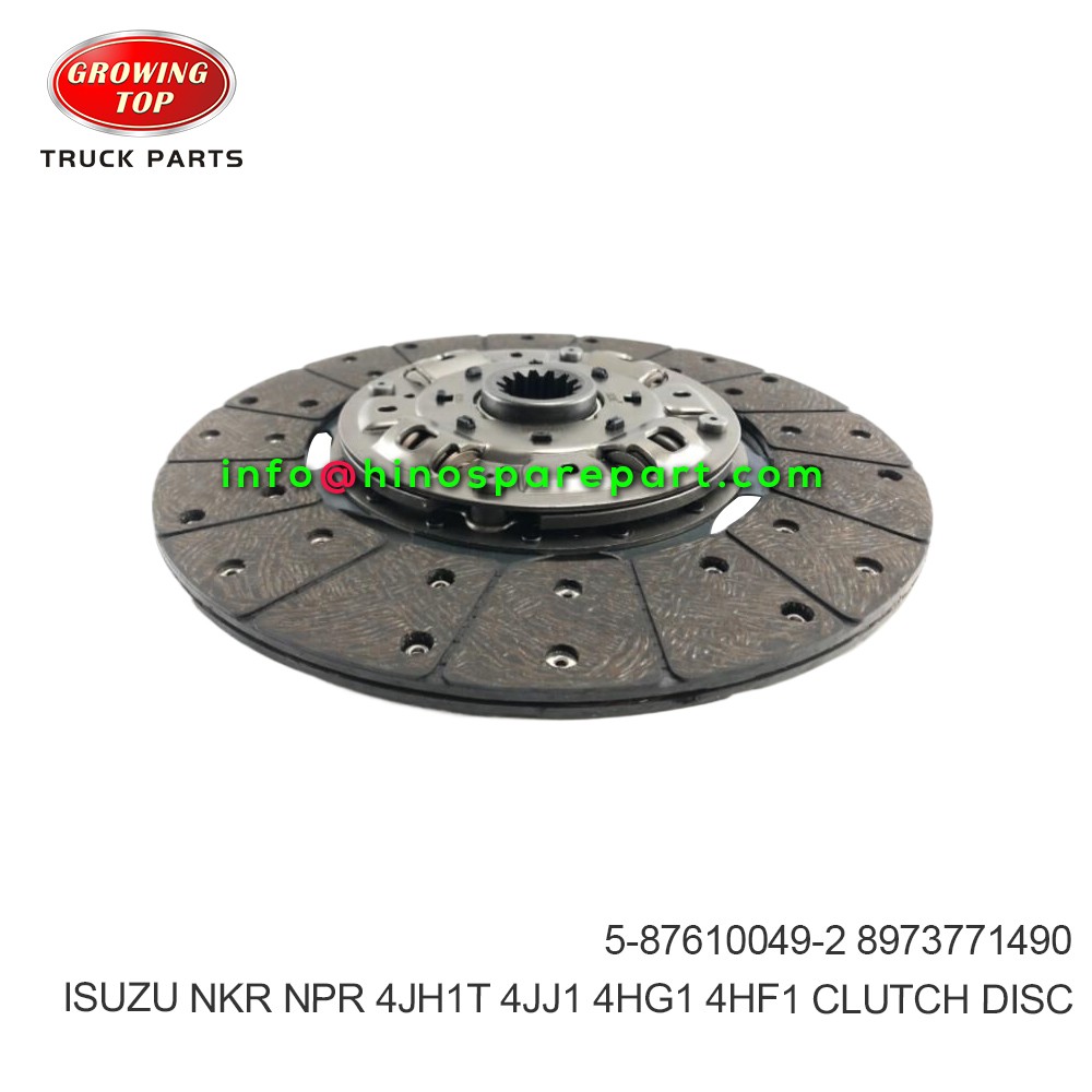 ISUZU NKR NPR 4JH1T  4JJ1 4HG1 4HF1  CLUTCH DISC  5-87610049-2