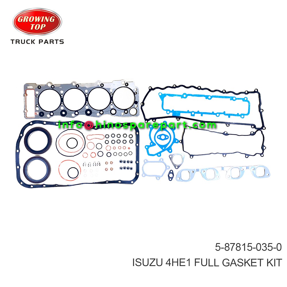 ISUZU 4HE1  FULL GASKET KIT  5-87815-035-0