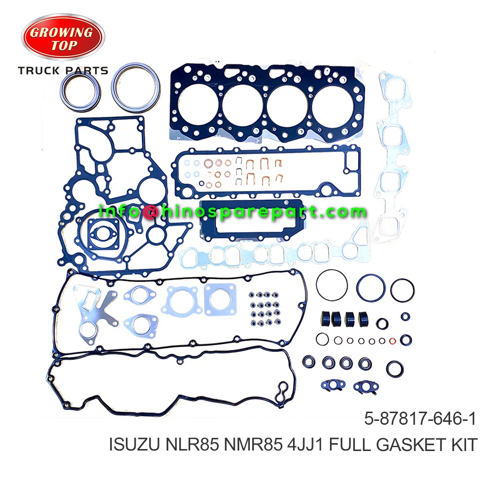 ISUZU NLR85 NMR85 4JJ1  FULL GASKET KIT  5-87817-646-1