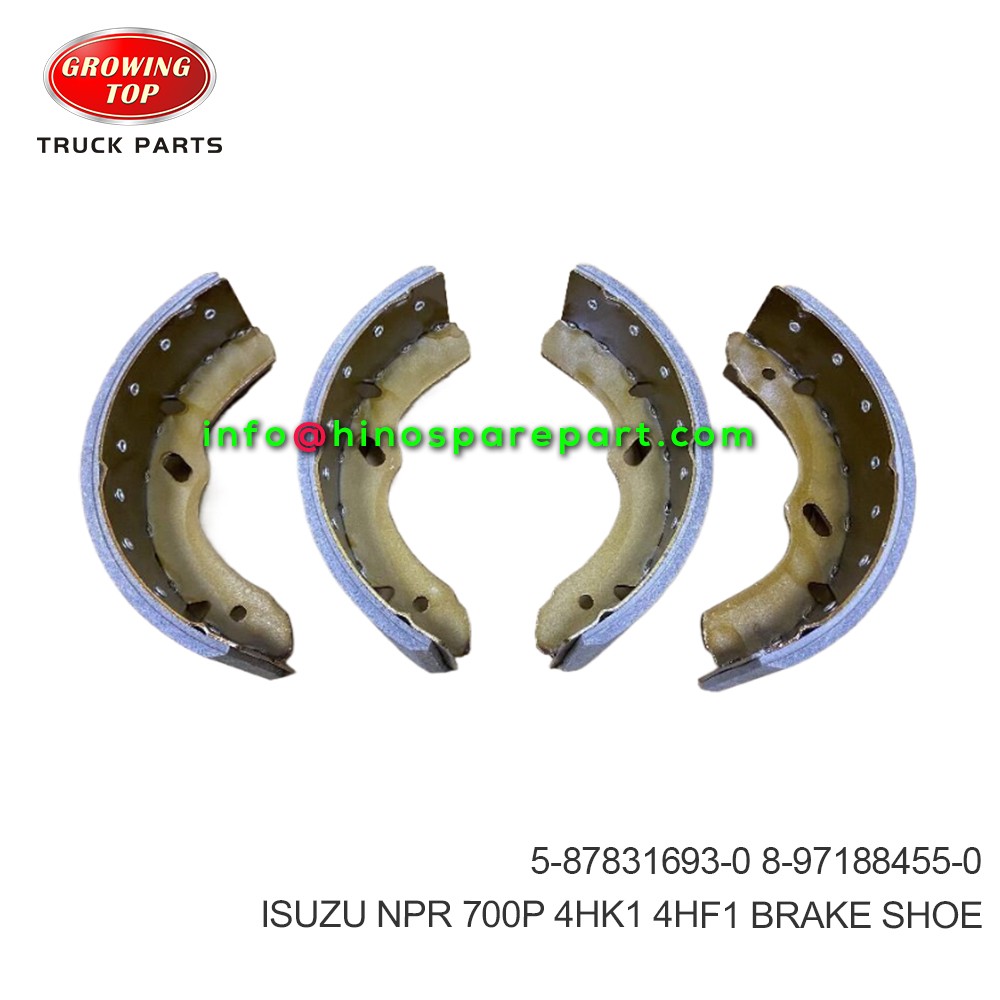 ISUZU NPR 700P 4HK1 4HF1  BRAKE SHOE  5-87831693-0