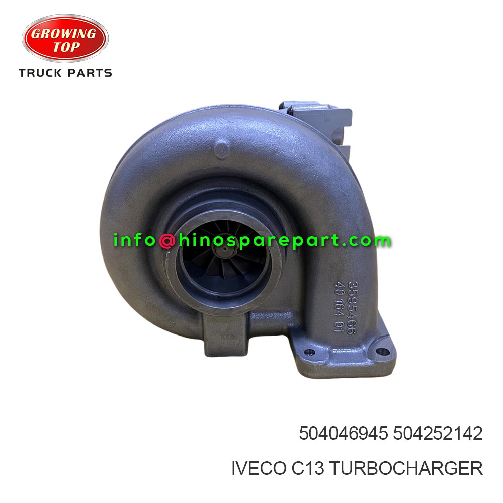 IVECO C13 TURBOCHARGER 504046945