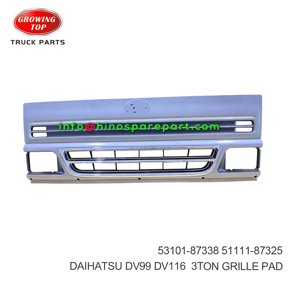 DAIHATSU DV99 DV116 3TON GRILLE PAD 53101-87338