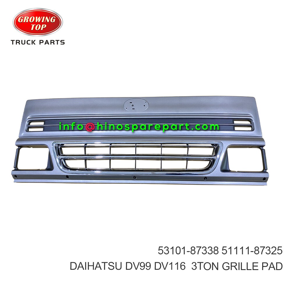 DAIHATSU DV99 DV116 3TON GRILLE PAD 53101-87338