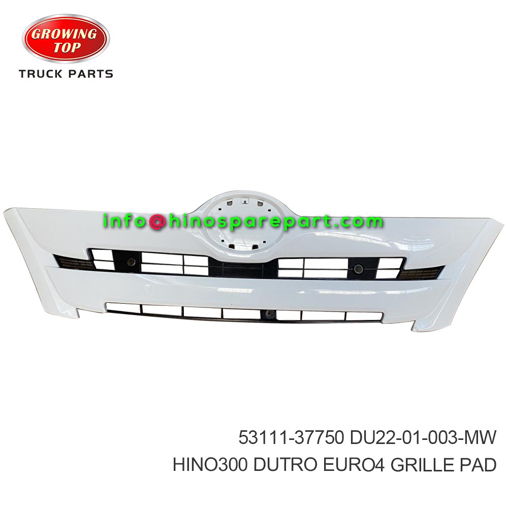 HINO300 DUTRO EURO4 GRILLE PAD 53111-37750