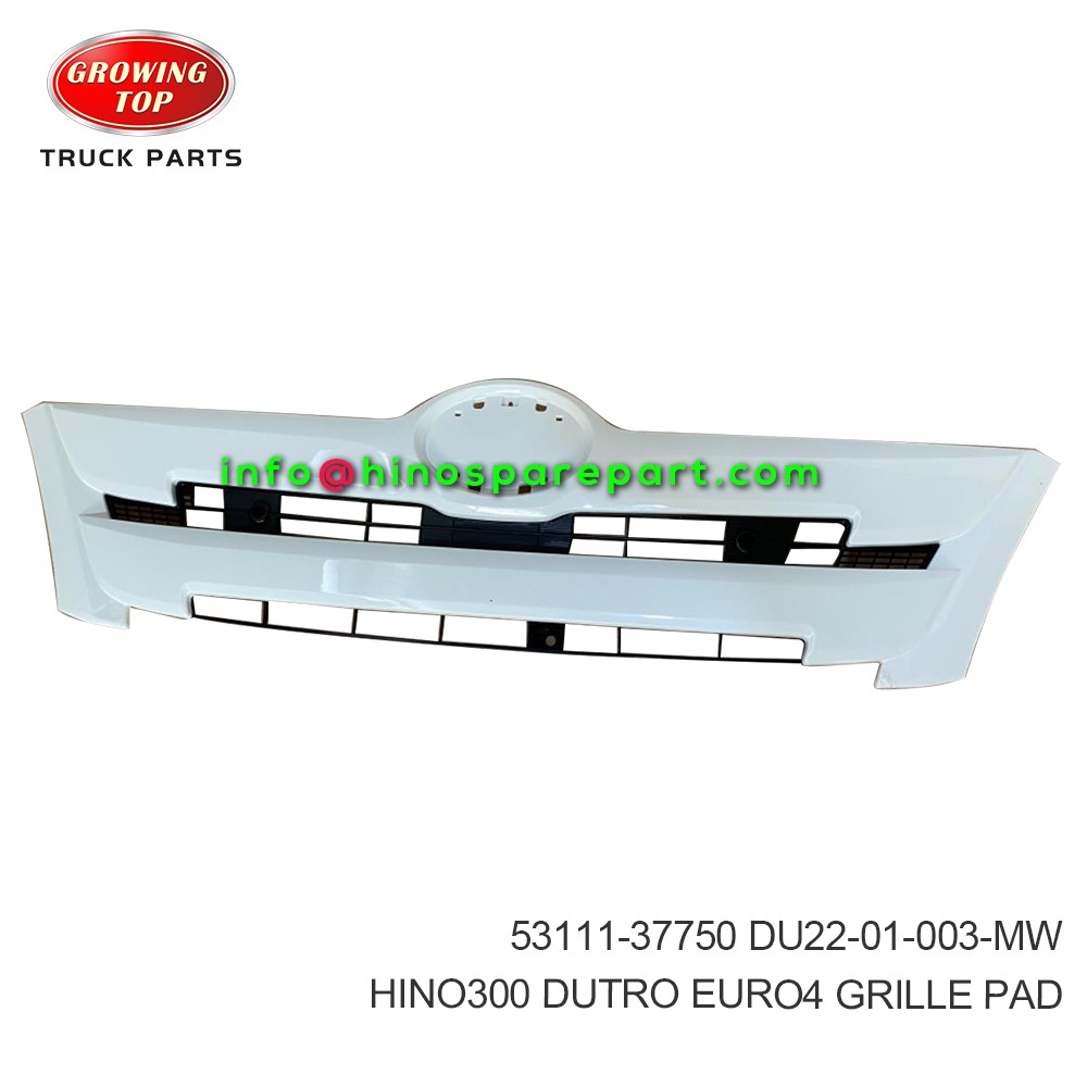 HINO300 DUTRO EURO4 GRILLE PAD 53111-37750