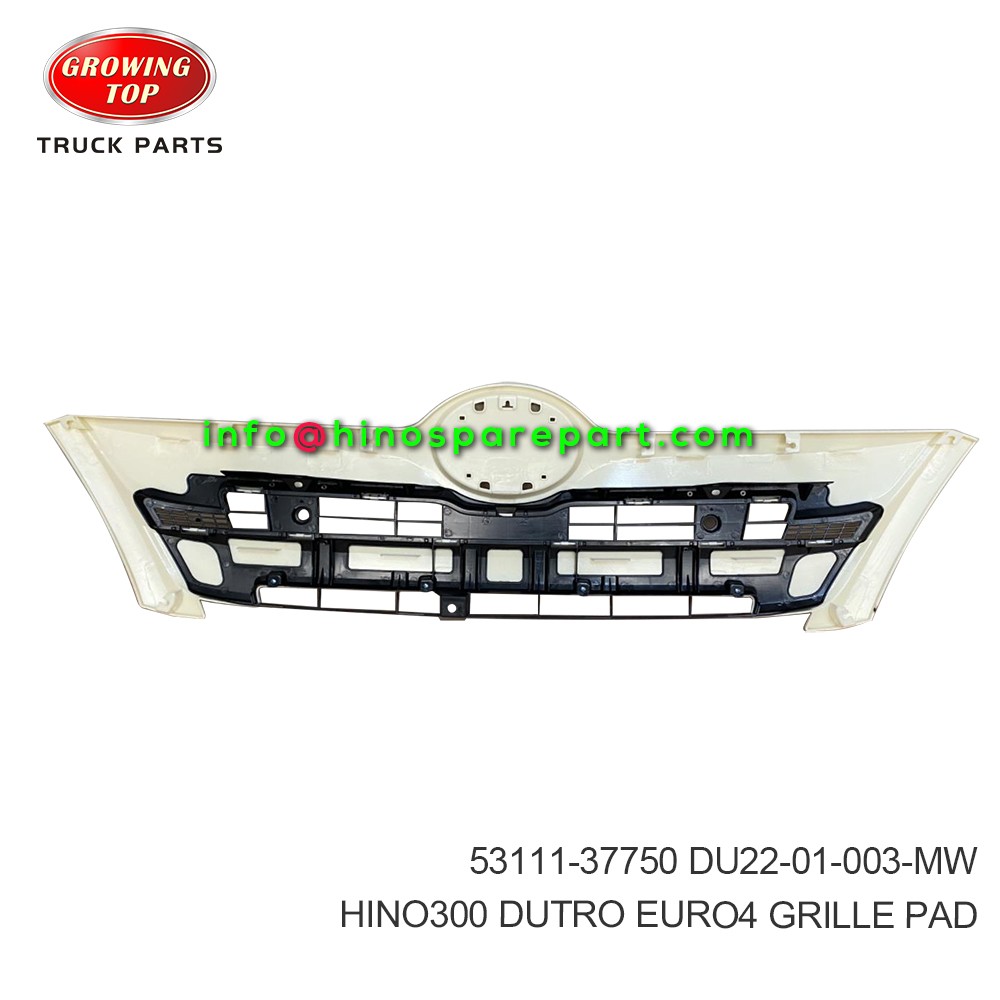 HINO300 DUTRO EURO4 GRILLE PAD 53111-37750