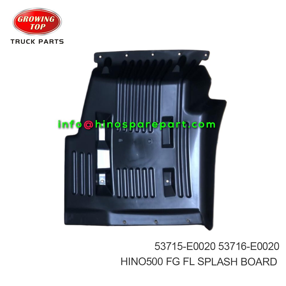 HINO500 FG FL SPLASH BOARD  53715-E0020