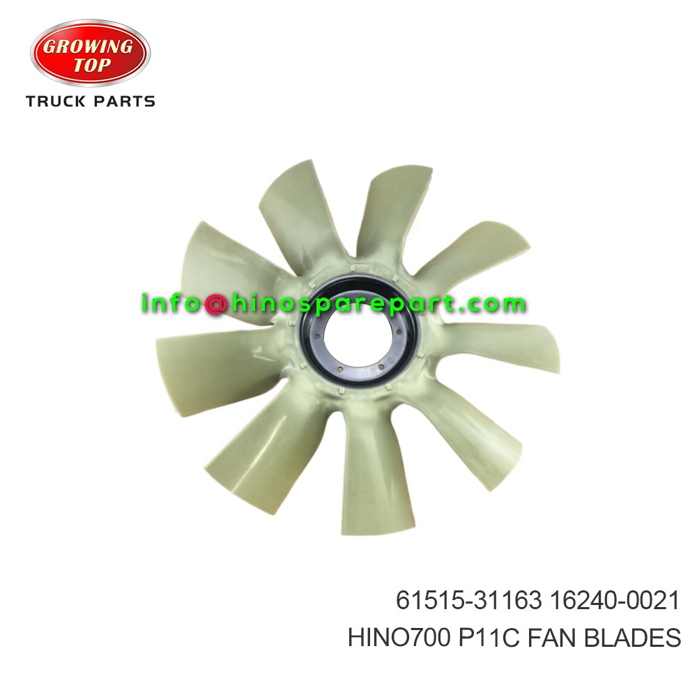 HINO700 P11C FAN BLADES 61515-31163