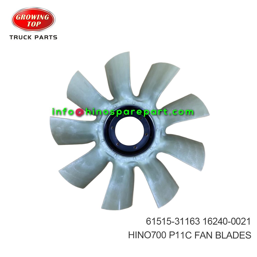 HINO700 P11C FAN BLADES 61515-31163