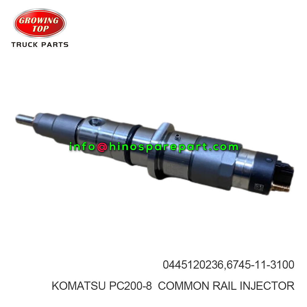 KOMATSU PC200-8 CUMMINS COMMON RAIL INJECTOR  0445120236