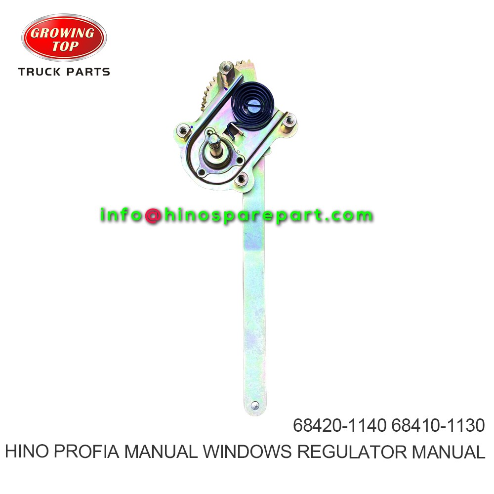 HINO PROFIA MANUAL  WINDOWS REGULATOR MANUAL  68420-1140