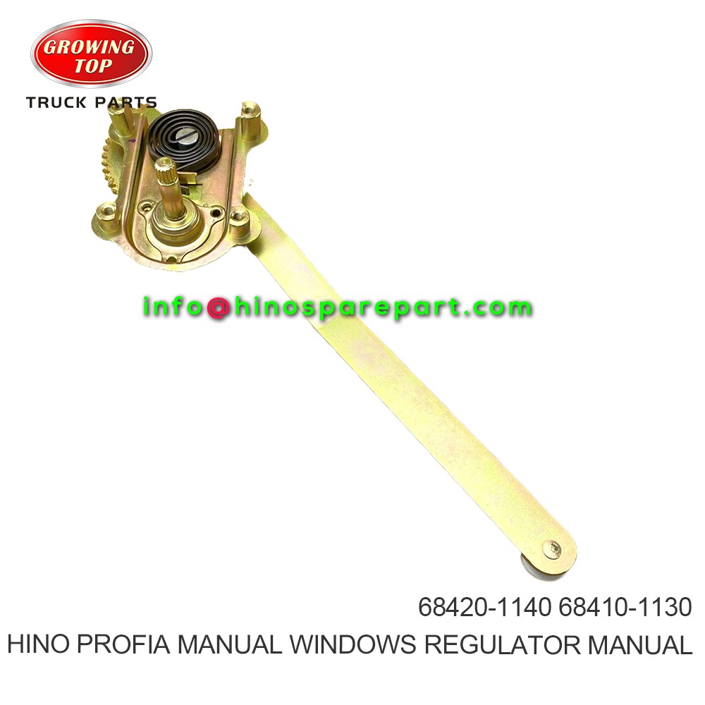 HINO PROFIA MANUAL  WINDOWS REGULATOR MANUAL  68420-1140