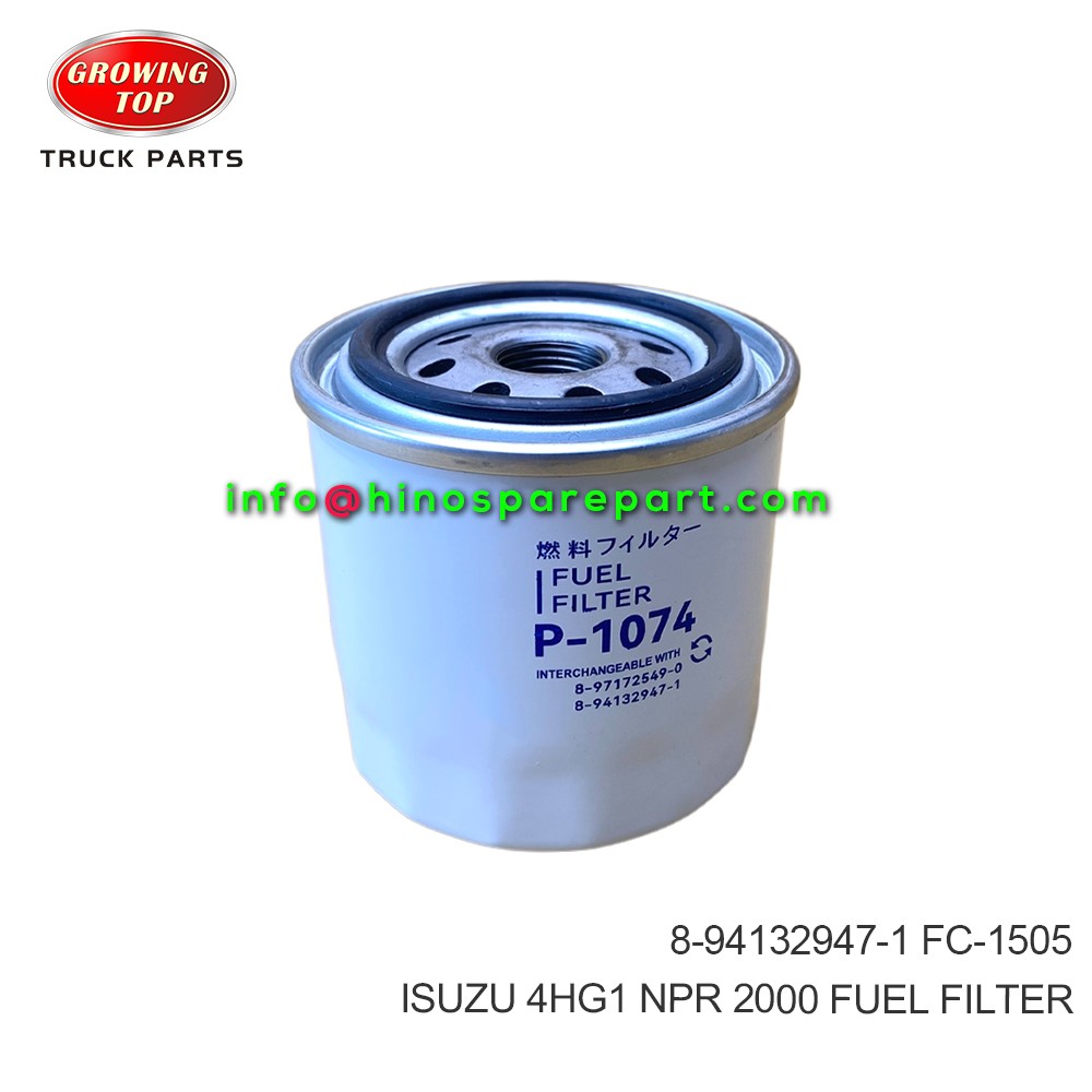 ISUZU 4HG1 NPR 2000 FUEL FILTER 8-94132947-1