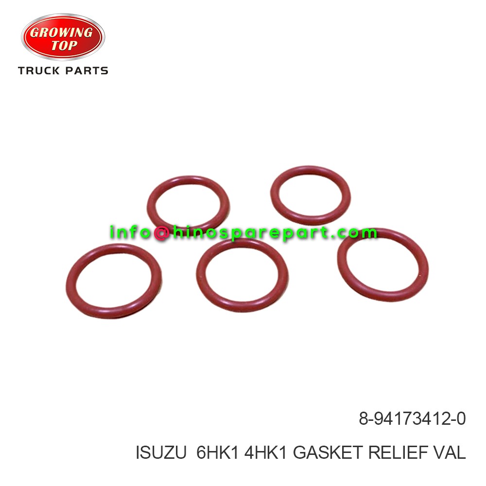 ISUZU  6HK1 4HK1 GASKET;RELIEF VAL 8-94173412-0