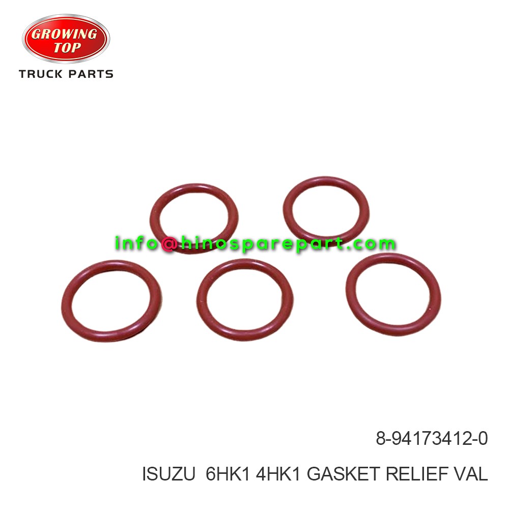 ISUZU  6HK1 4HK1 GASKET;RELIEF VAL 8-94173412-0