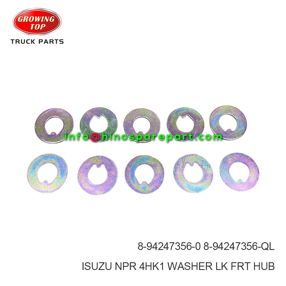 ISUZU NPR 4HK1 WASHER;LK FRT HUB 8-94247356-0