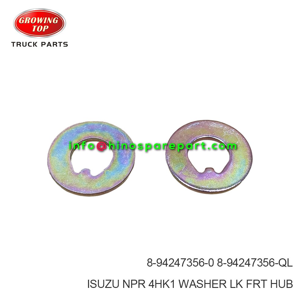 ISUZU NPR 4HK1 WASHER;LK FRT HUB 8-94247356-0