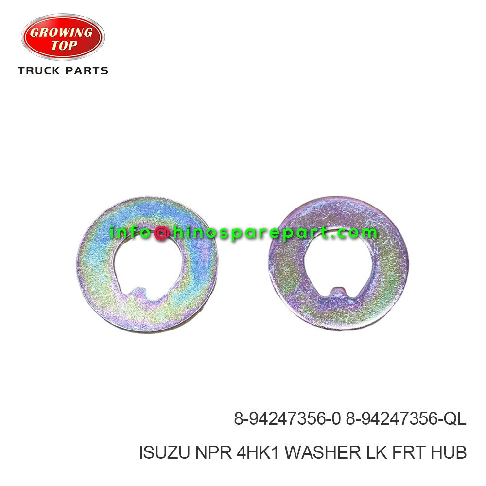 ISUZU NPR 4HK1 WASHER;LK FRT HUB 8-94247356-0