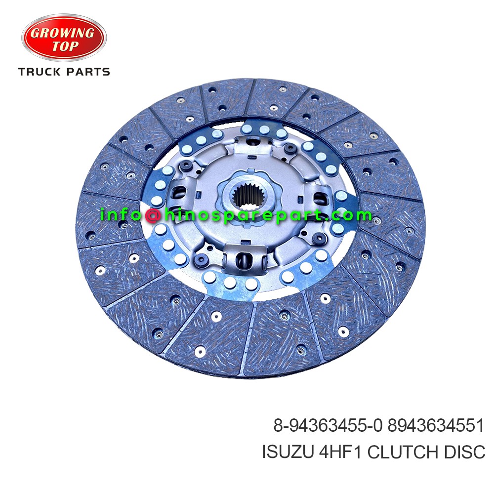 ISUZU 4HF1  CLUTCH DISC  8-94363455-0