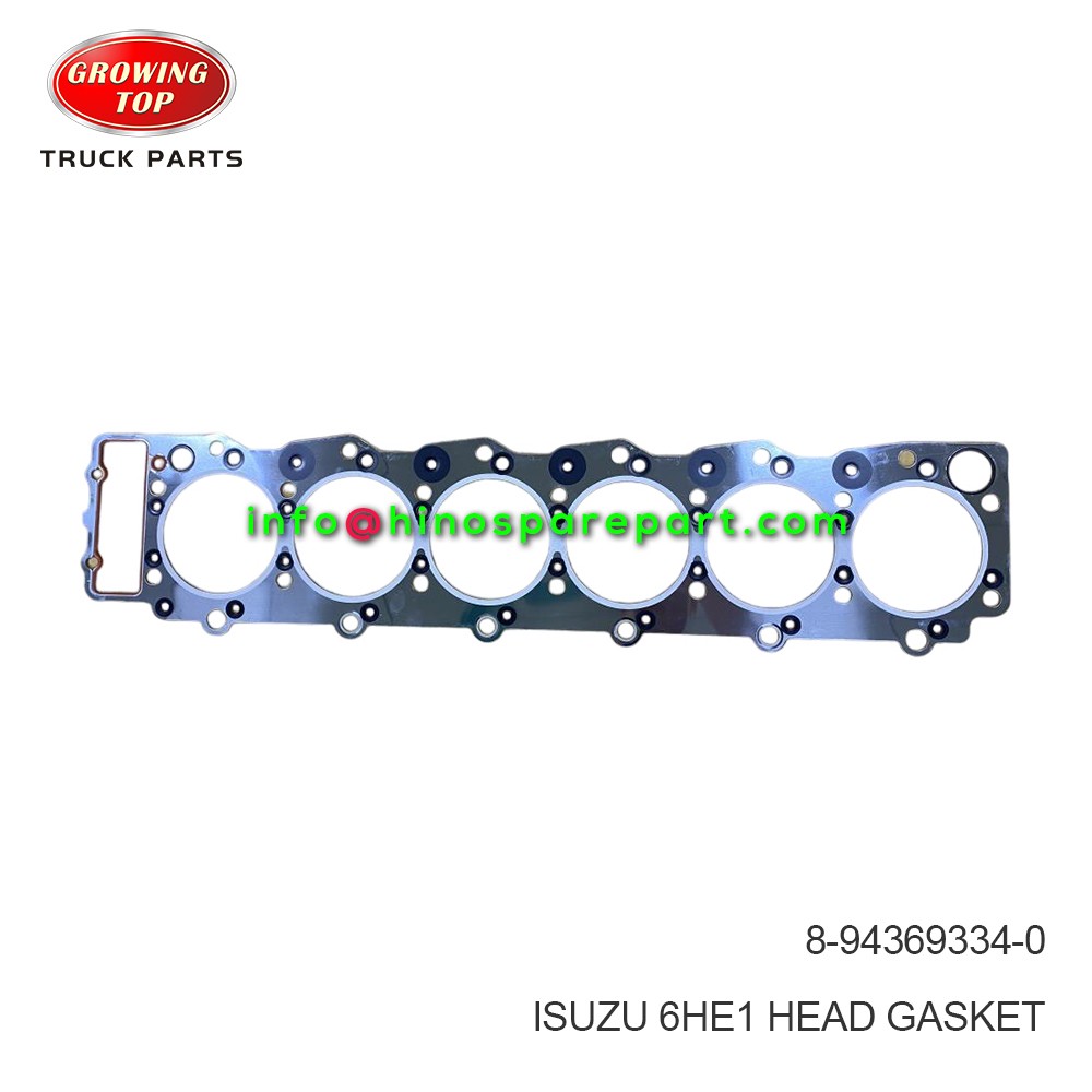 ISUZU 6HE1 HEAD GASKET 8-94369334-0