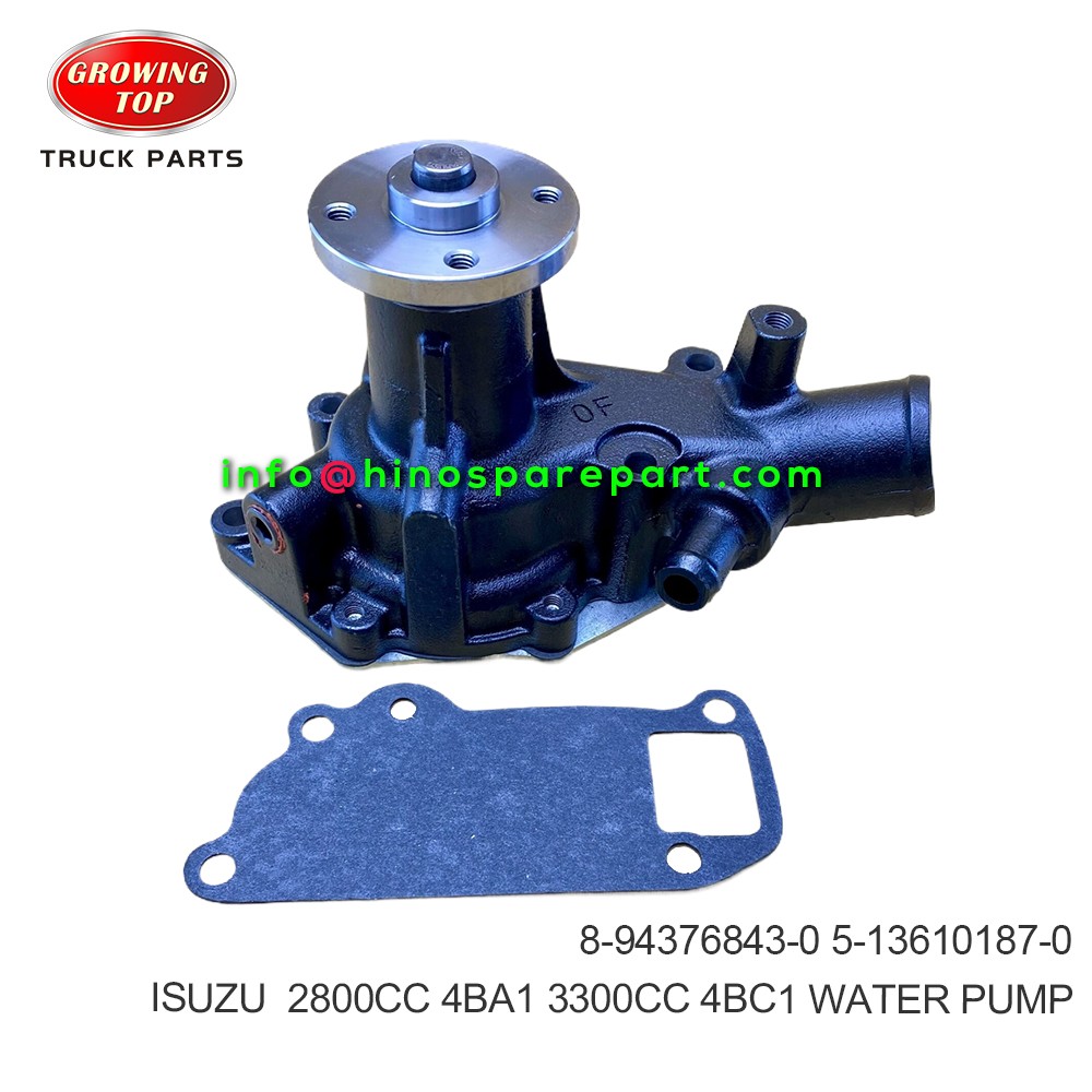 ISUZU 3300CC 4BC1 2800CC 4BA1  WATER PUMP  8-94376843-0