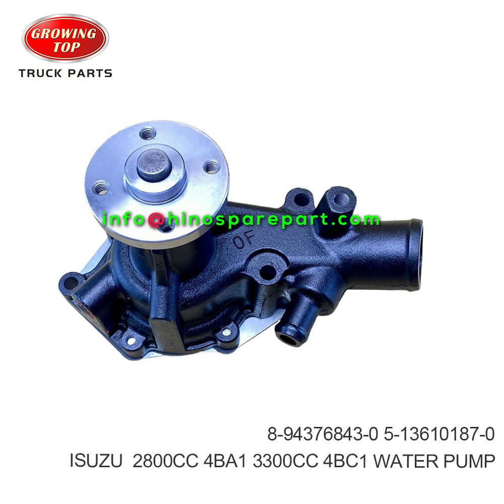 ISUZU 3300CC 4BC1 2800CC 4BA1  WATER PUMP  8-94376843-0