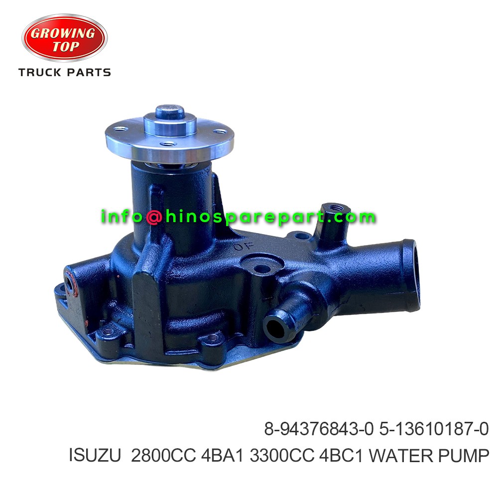 ISUZU 3300CC 4BC1 2800CC 4BA1  WATER PUMP  8-94376843-0