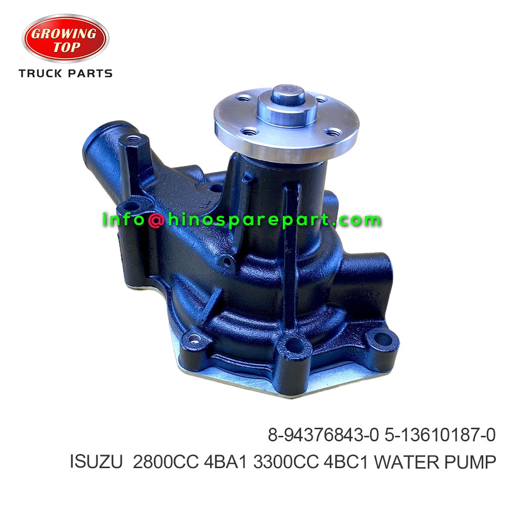 ISUZU 3300CC 4BC1 2800CC 4BA1  WATER PUMP  8-94376843-0