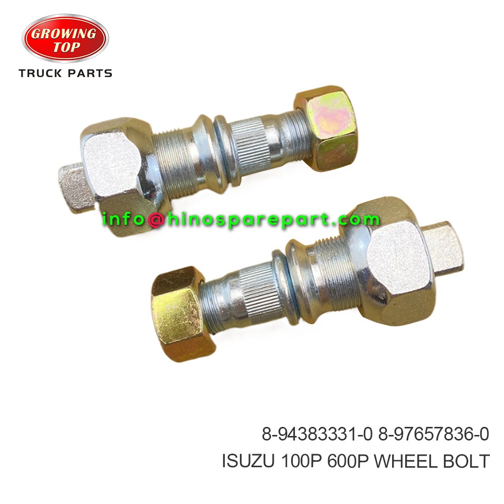 ISUZU 100P 600P WHEEL BOLT 8-94383331-0